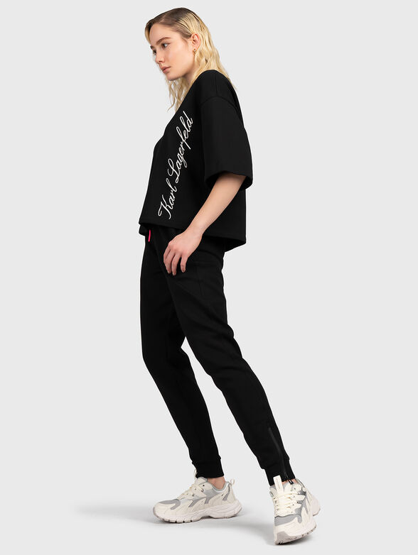 HOTEL KARL black sweatshirt with logo inscription - 2