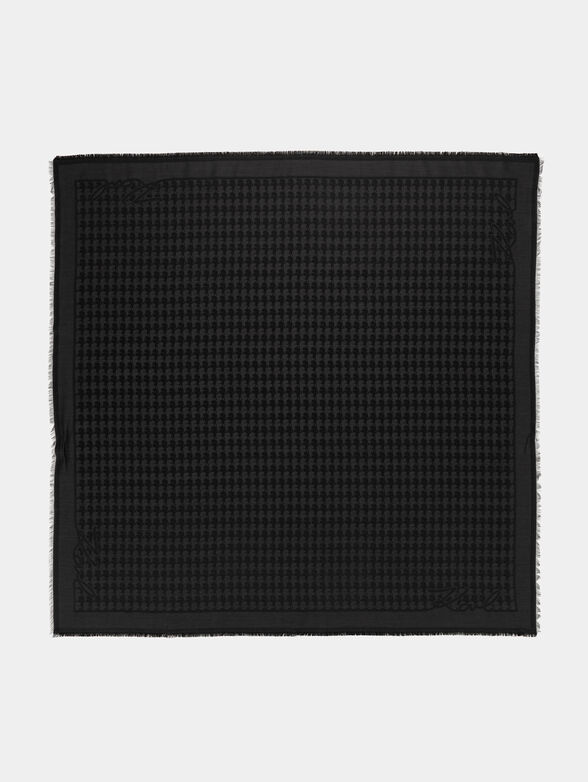 K/CAMEO Silk scarf with logo print - 1