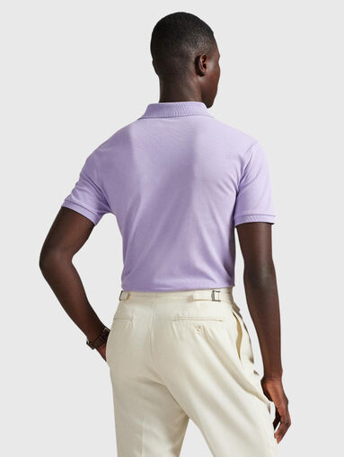 Polo shirt with embroidered logo detail - 3