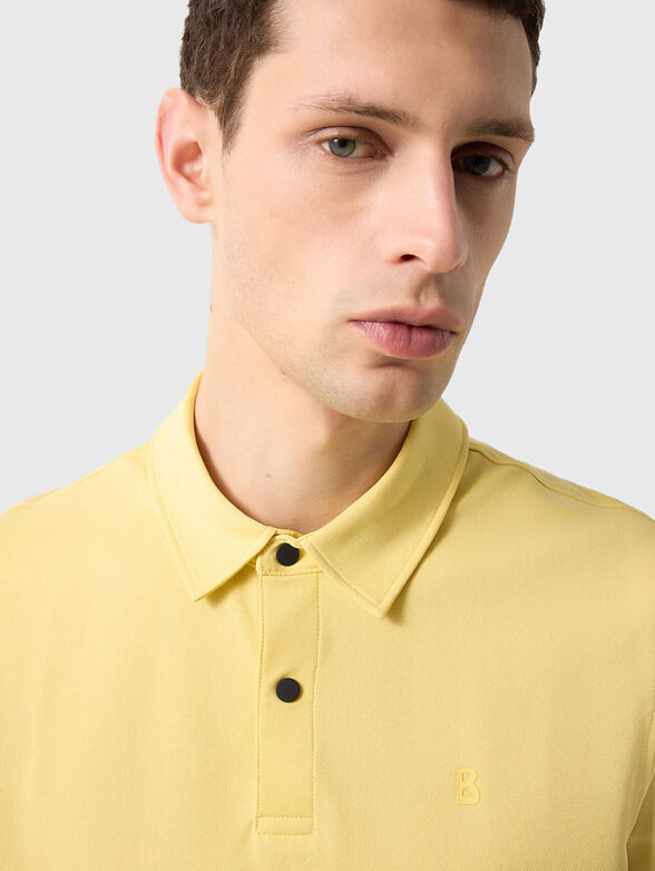 Cotton-blend polo shirt - 6