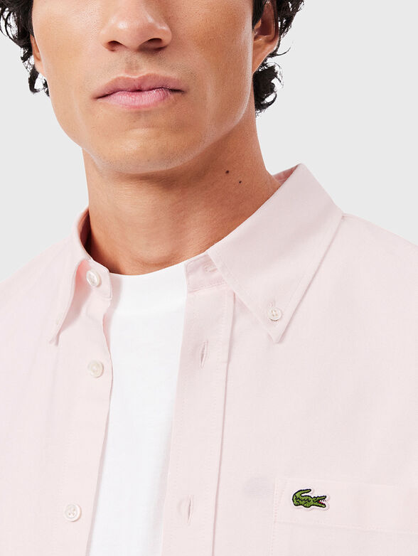 Blue cotton shirt - 4