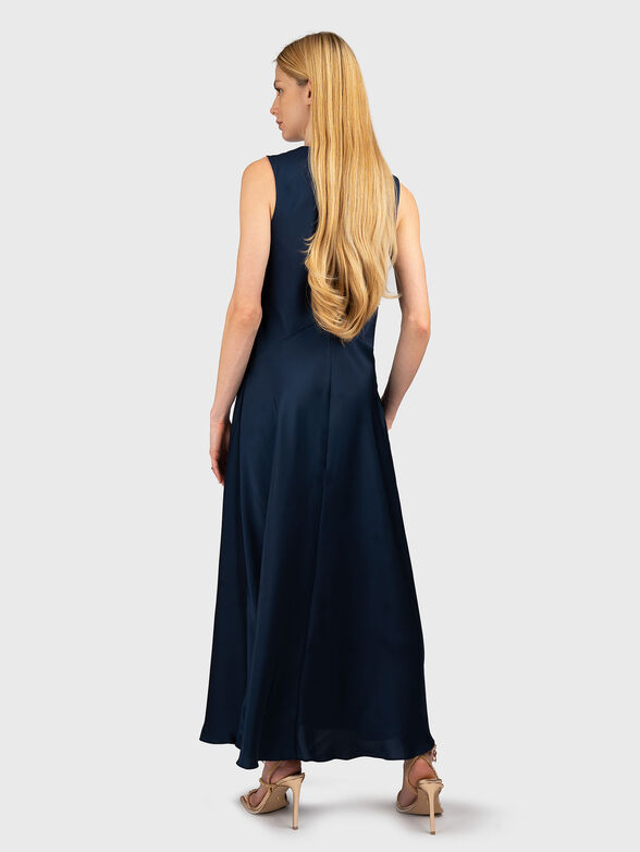 V-neck satin dress - 2