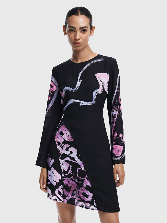 DANGERBLACK dress with accent print - 1