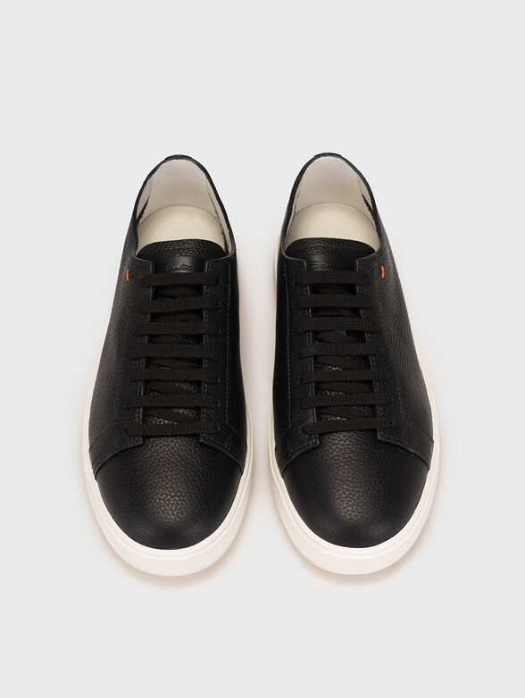 DAMPS black leather sport shoes - 6