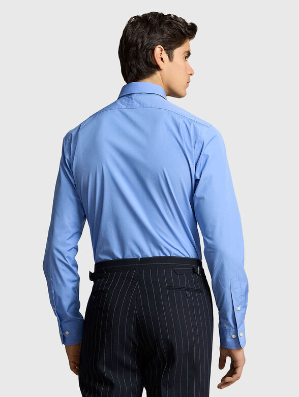 Blue cotton shirt - 3