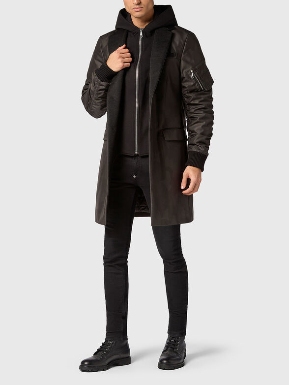 Camouflage print coat  - 2