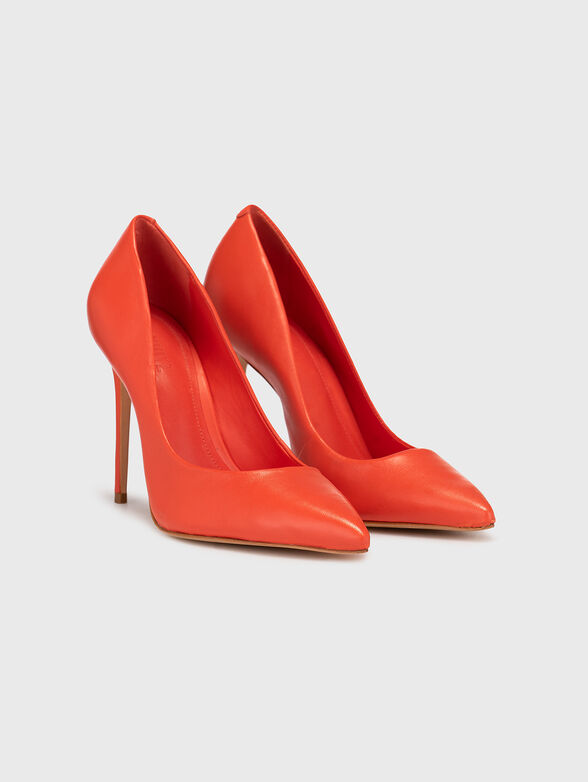 Heeled shoes in beige color - 2