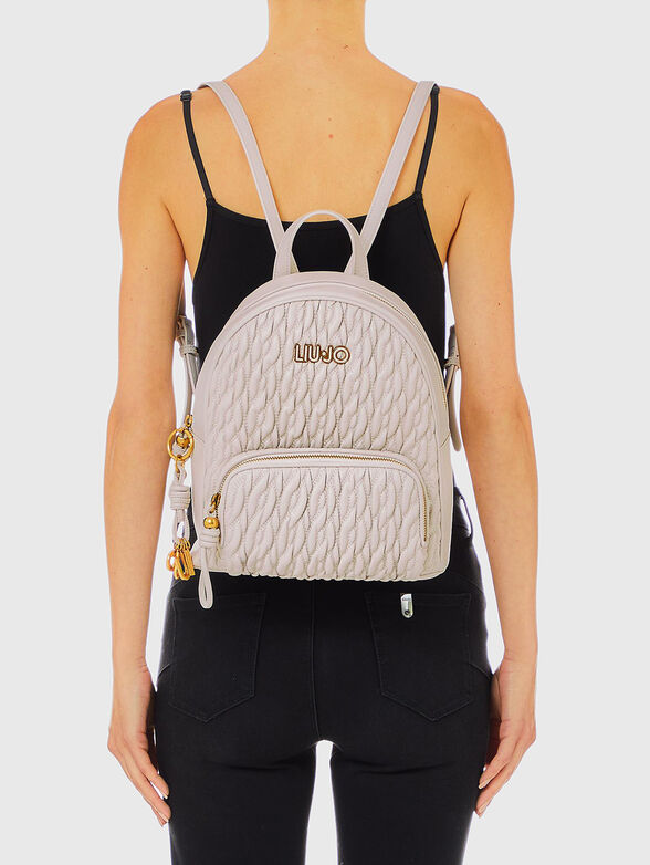 Black backpack with logo accent - 2