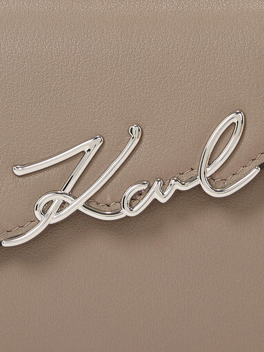 K/SIGNATURE leather crossbody bag - 4