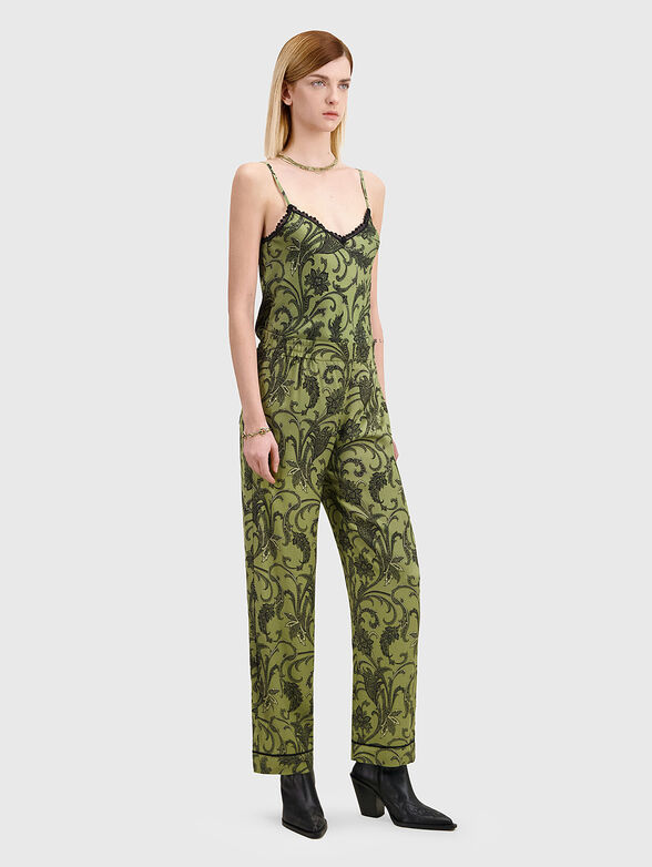 SEUL straight leg trousers from viscose  - 5