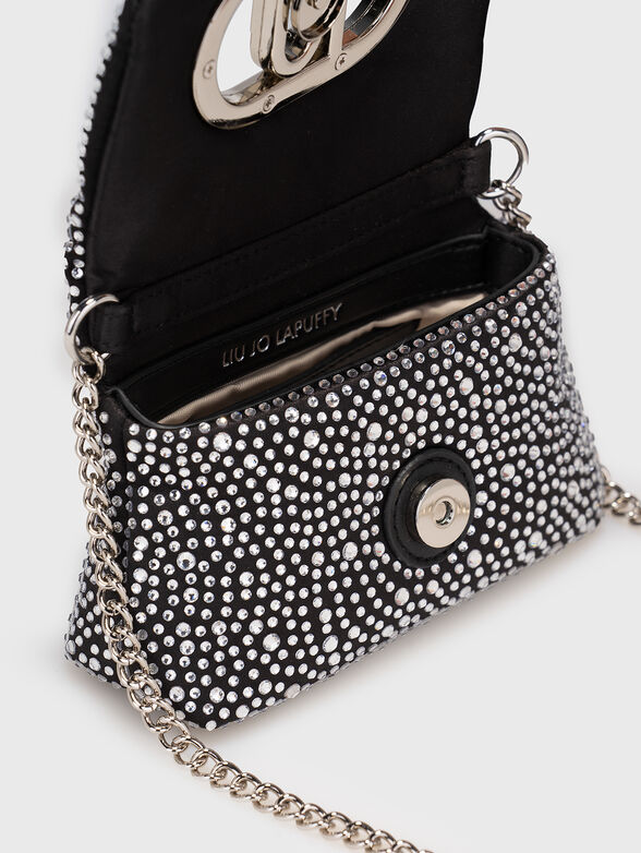 Crossbody bag with rhinestones - 6