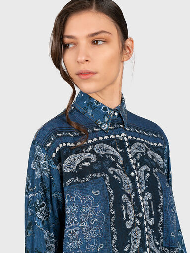 Shirt with floral details - 3