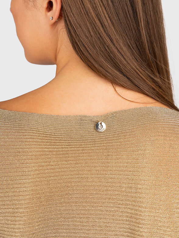 Sweater with short sleeves - 4
