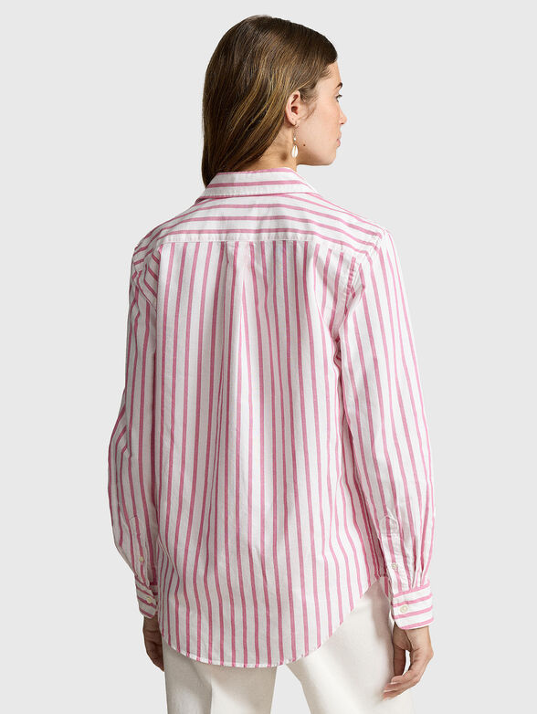 Striped shirt with mini embroidery - 2