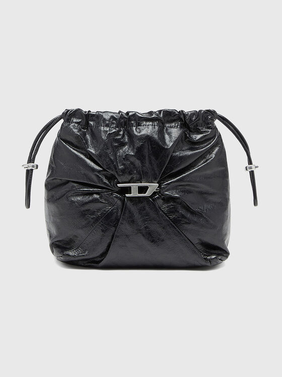 Малка чанта SCRUNCH-D от естествена кожа с лого - 1