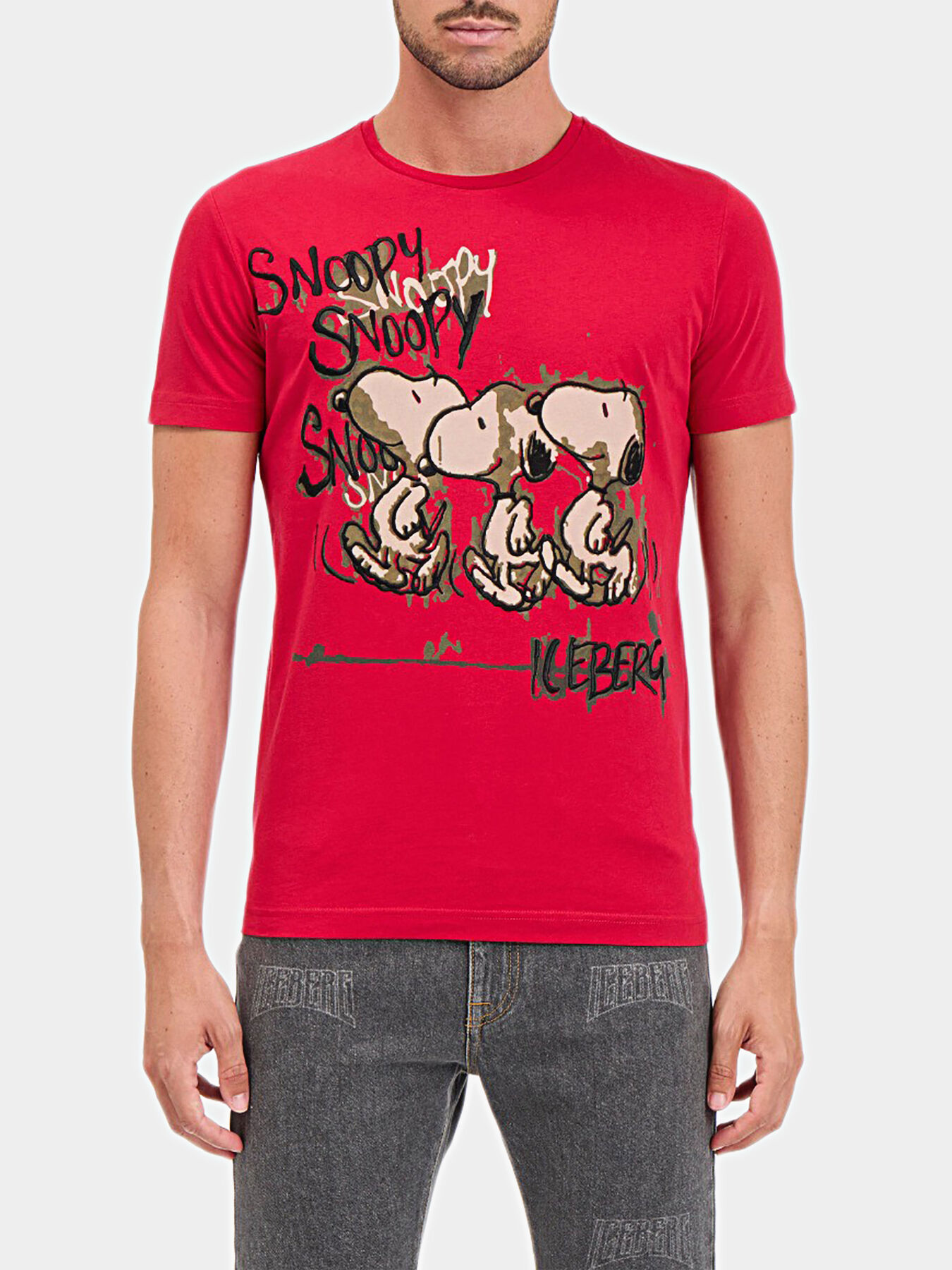 Snoopy t shirt heren deals