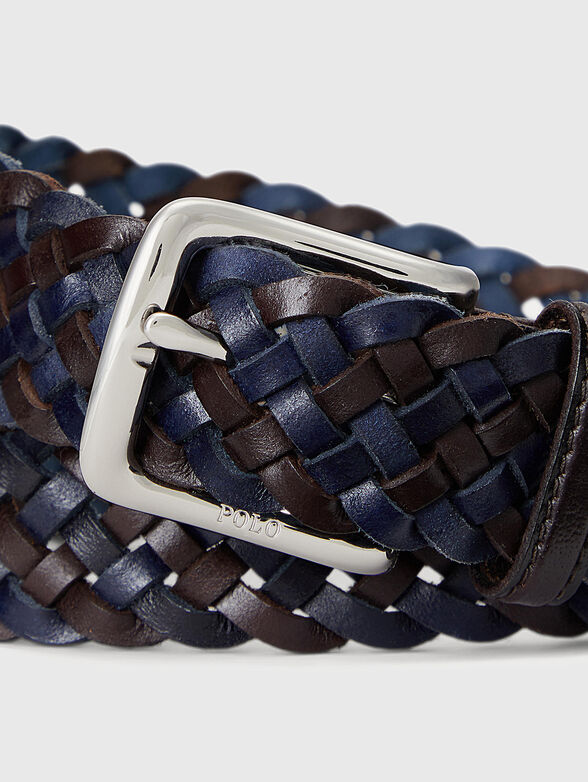 Knitted leather belt - 2