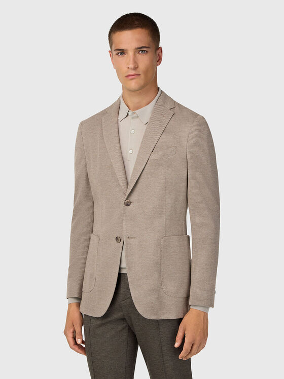 Сако от памучен бленд  - 1