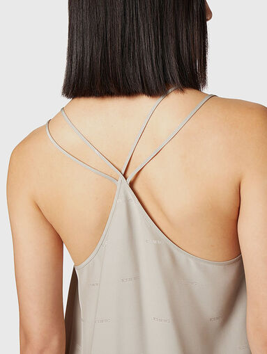 Top with thin straps and logo accents - 4