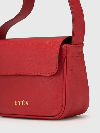 LUISA leather bag in beige - 4