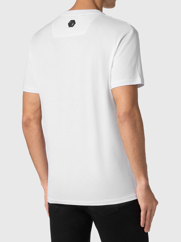 White T-shirt with rhinestones - 2