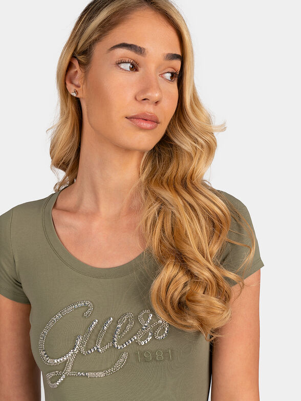 BRYANNA T-shirt with sparkling details - 4