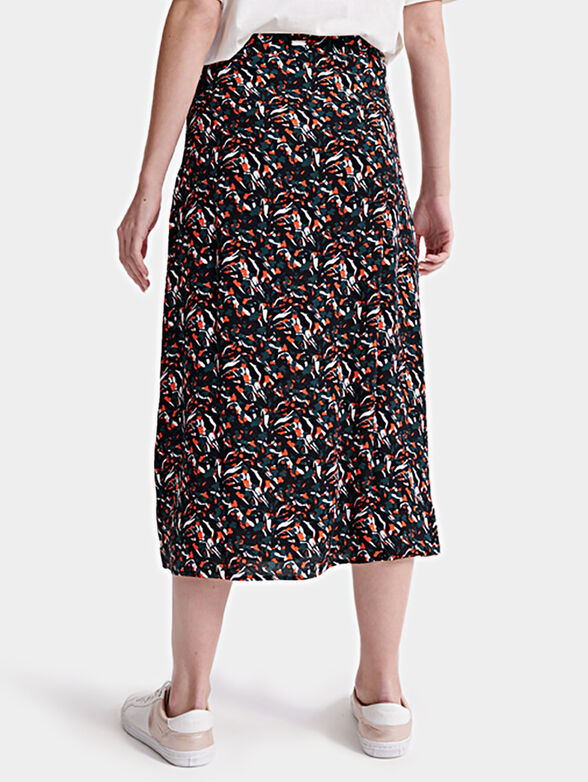 CANYON midi skirt with multicolor print - 3