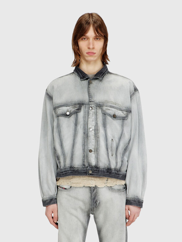 Slim denim jacket - 1
