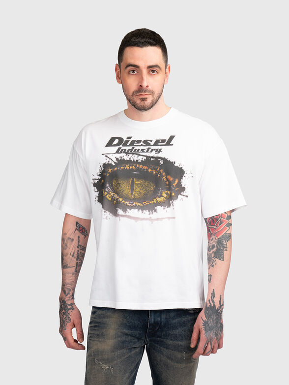 T-BOXT-T25 cotton T-shirt with logo print - 1