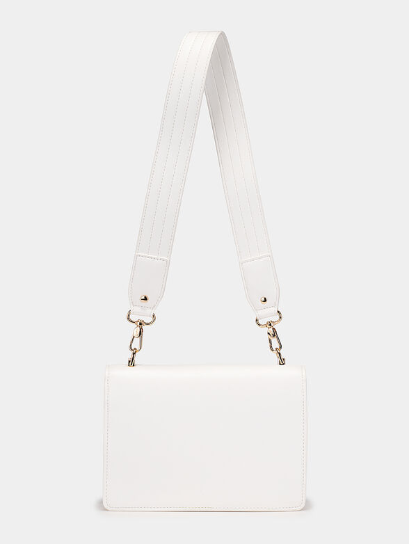 Black crossbody bag with logo accent - 4