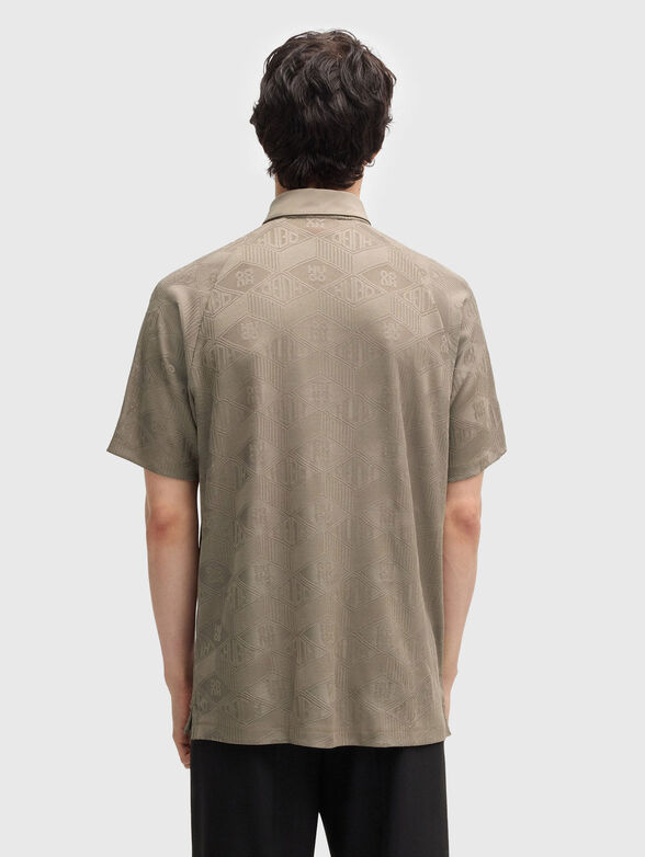 Textured jacquard polo shirt - 3
