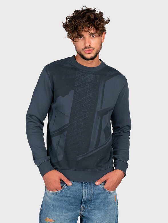 ALBERT printed cotton sweatshirt - 1