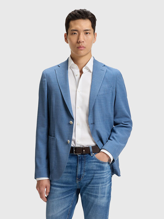 P-HANRY slim wool blend jacket - 1