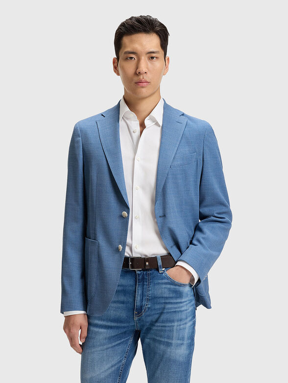 P-HANRY slim wool blend jacket - 1