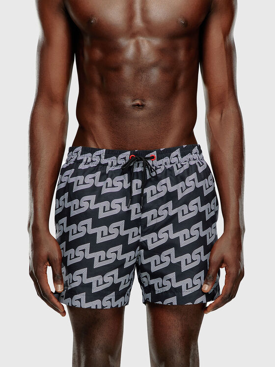 Logo print beach shorts  - 1