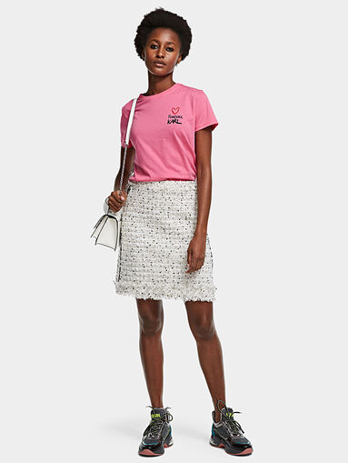 Mini skirt from boucle - 5