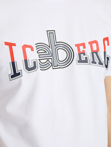 White T-shirt with logo - 5