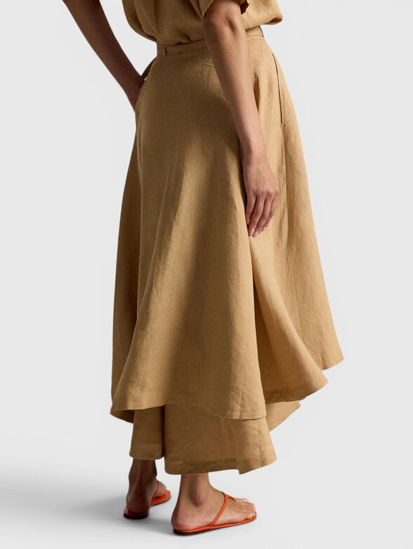 Linen wrap skirt - 2