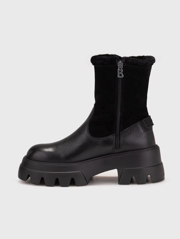 SAPPORO 5 leather anckle boots - 4