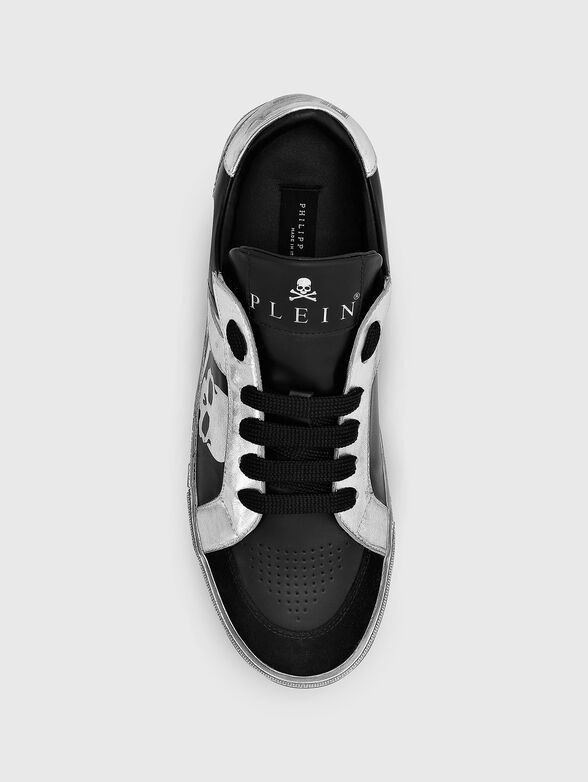 Leather shoes with silver details - 4