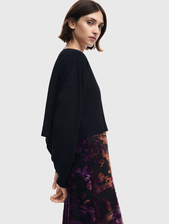 Dress with print and thin straps - 5