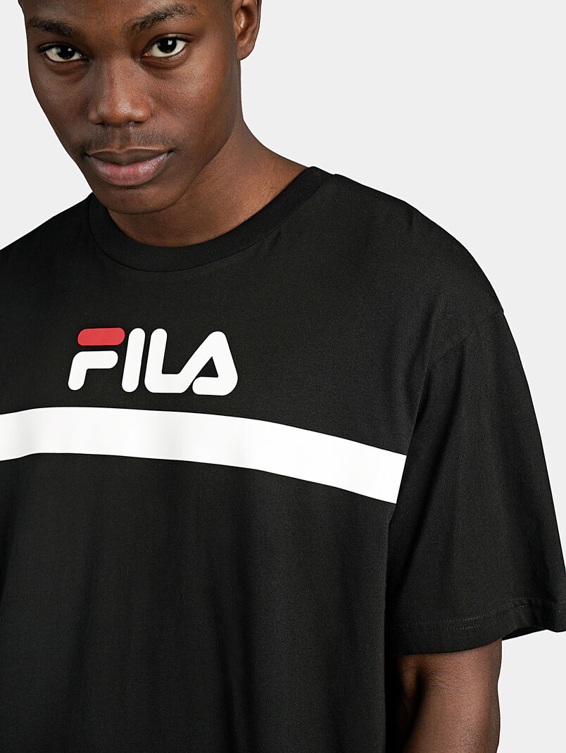 ANATOLI Black T-shirt with back maxi logo - 3