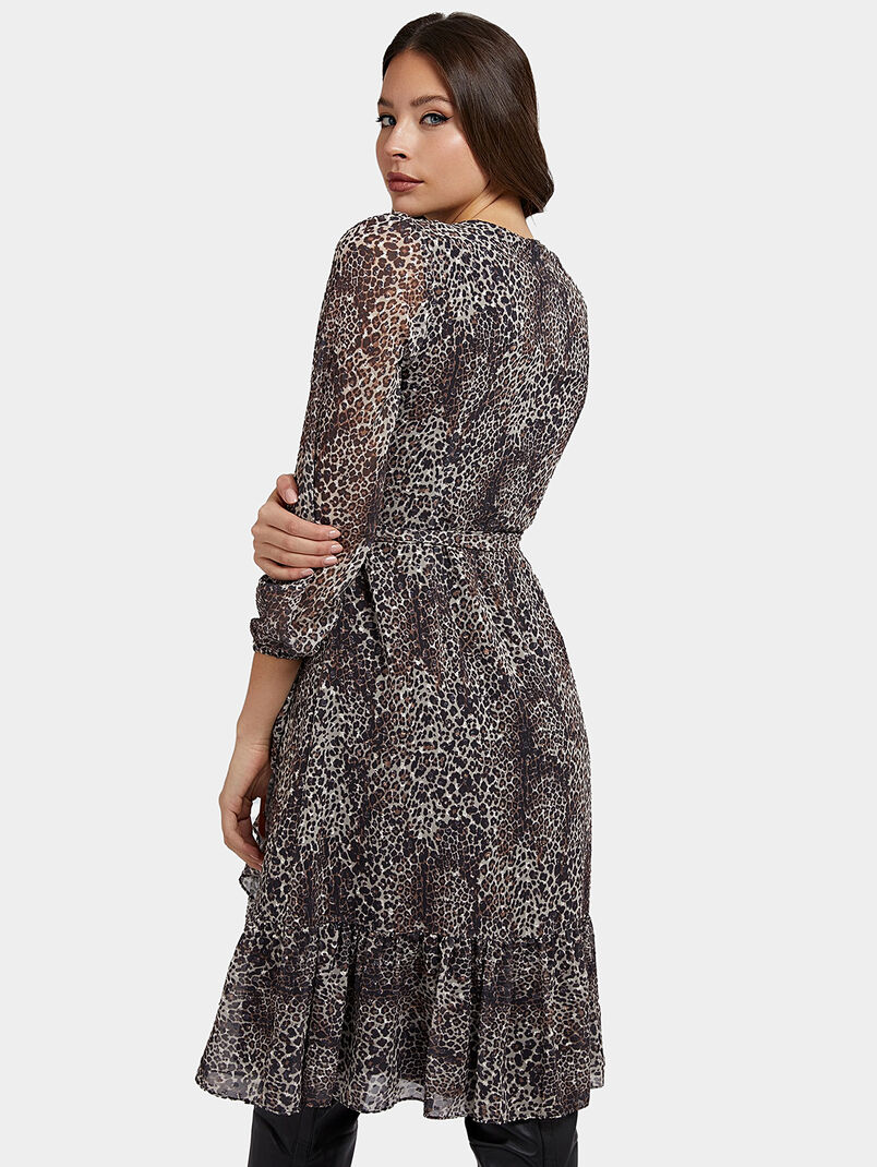 NINA dress with animal print - 3