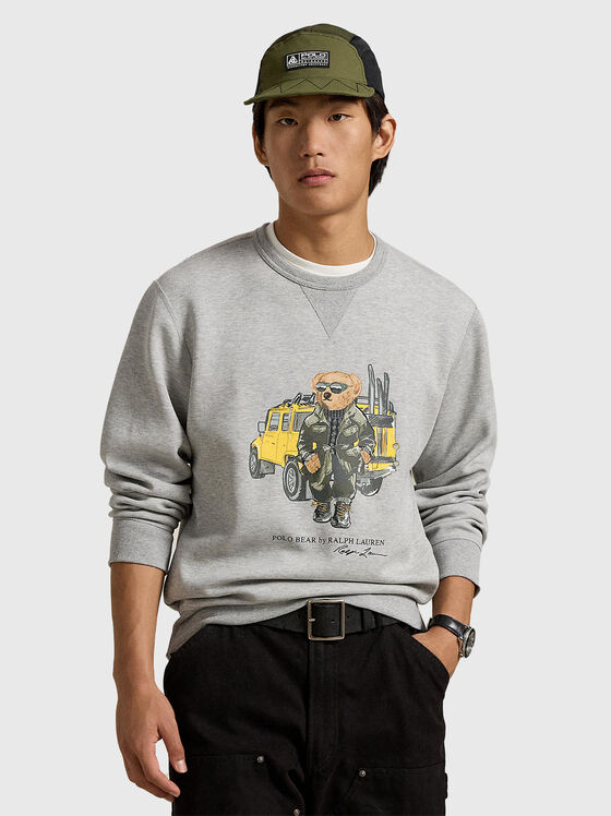 Суитшърт с Polo Bear принт - 1