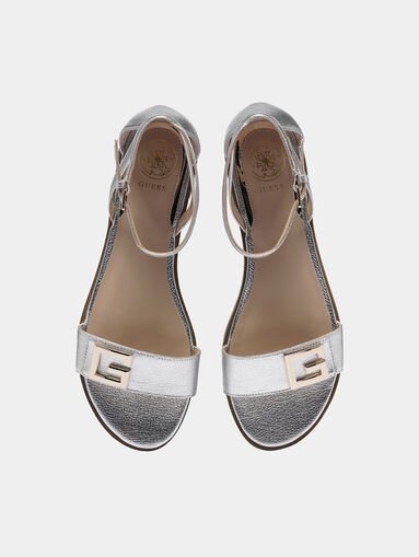 RASHIDA2 sandals in silver - 5