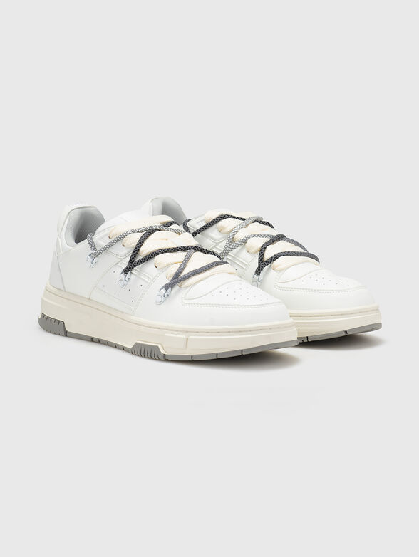 Sneakers with accent laces - 2