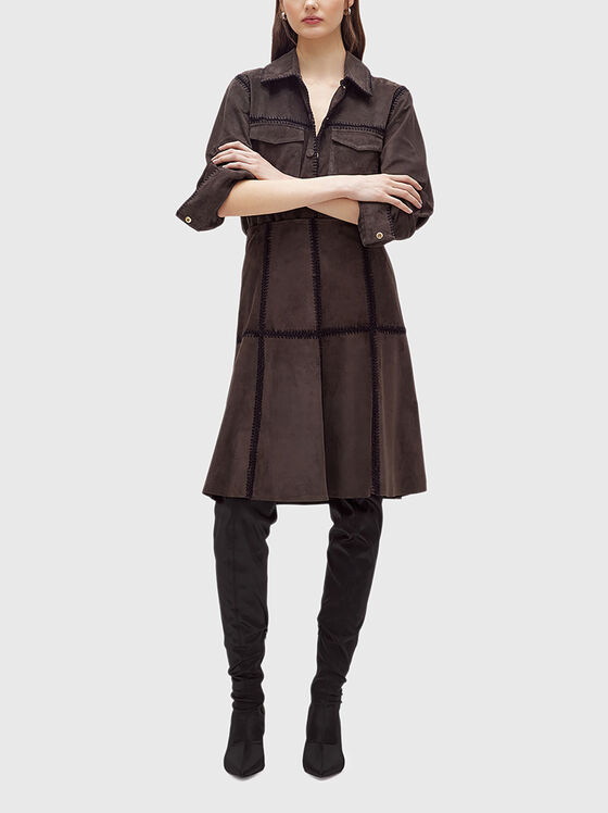 Oversized suede shirt - 2