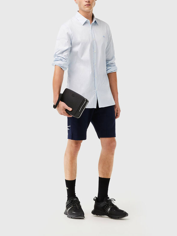 Small leather bag with saffiano effect - 2