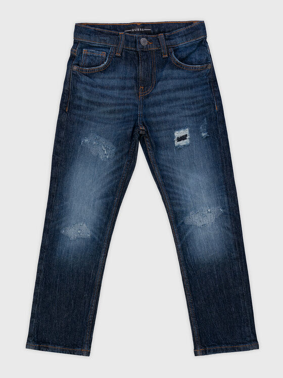 Jeans with bleached effect - 1