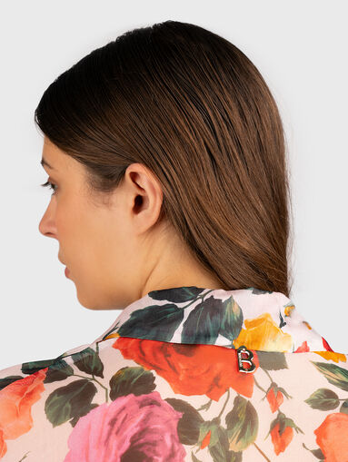 Shirt with floral print - 3